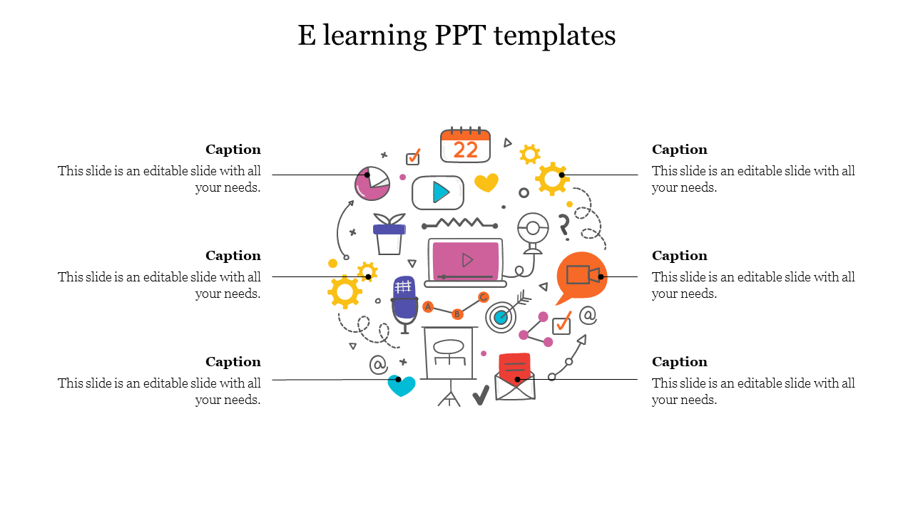 The Best E-learning PPT Templates Free Slide Themes